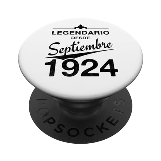 100 cumpleaños Nacido en Septiembre de 1924 Vintage 100 años PopSockets PopGrip Intercambiable