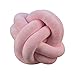 FINIVE Peluche Bambola Giocattoli Morbido Annodato Palla Tiro Cuscino Farcito Cuscino Giocattolo Casa Divano Letto Arredamento Regalo di Compleanno di Natale Rosa 30 cm