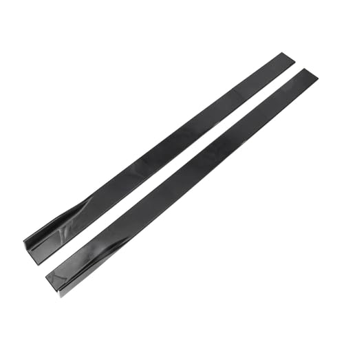 Faldón lateral universal de 2.2 metros en negro brillante para renovación de carrocería tuning