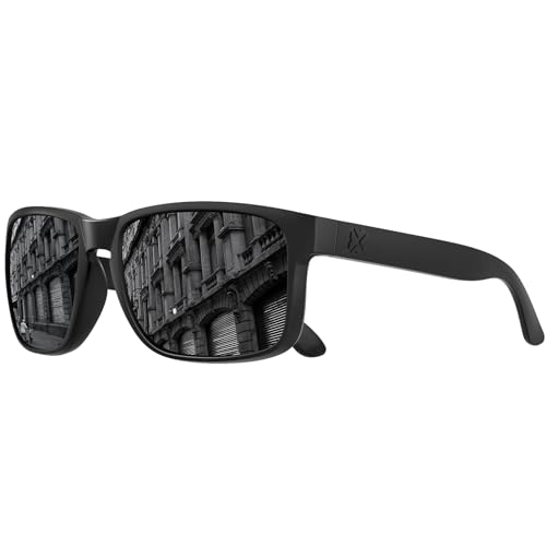 MAXJULI Polarized Sunglasses for Men and Women,UV400 Protection Sun Glasses,Ideal for Driving Cycling and Running 8120