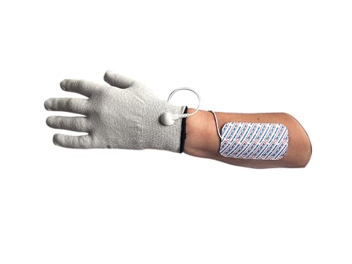 TensCare Handelektrode Handschuhe – Größe L, zur Schmerzlinderung, Förderung der Durchblutung & Beweglichkeit, kompatibel mit TENS-Geräten