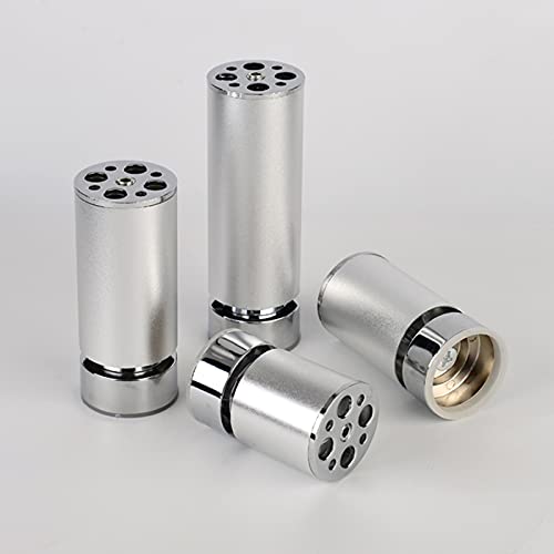 Patas de repuesto metálicas de 12 cm cromadas para muebles de cocina y camas 3