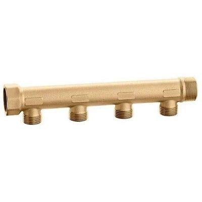 Caleffi 356610IS Colector Integral Fundido monobloque. con Aislamiento 1’’ 10+10