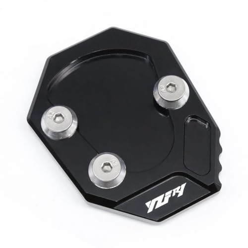 Plaque d'extension béquille pour Yamaha YZF R1 avec base élargie en aluminium anodisé