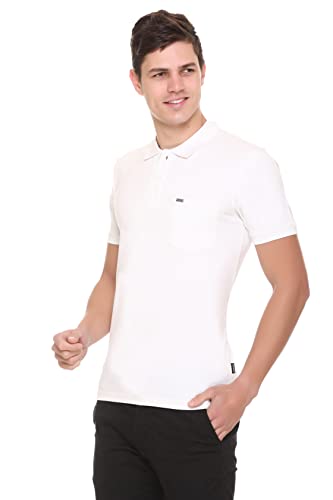 Image of Half Cotton Polo T Shirt for Man with Pocket - Regular Fit Mens Collar Tshirt