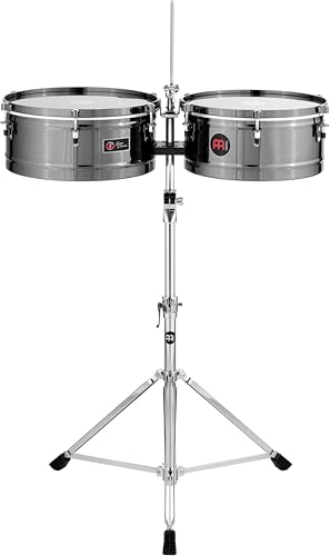 Diego Camacho Artist Series Timbales with Stand, 14" / 15"