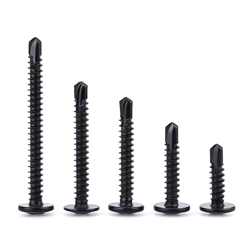 #10 x 1-1/4 pulg Tornillos autoperforantes acero miniatura 7