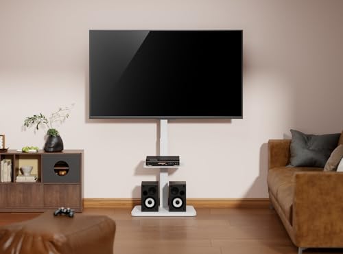 undefined グリーンハウス テレビスタンド 壁寄せスタイル 37-75インチ対応 耐荷重40㎏ VESA横:200-600/縦:200-400 ホワイト GH-TVFB-WH の商品画像 5