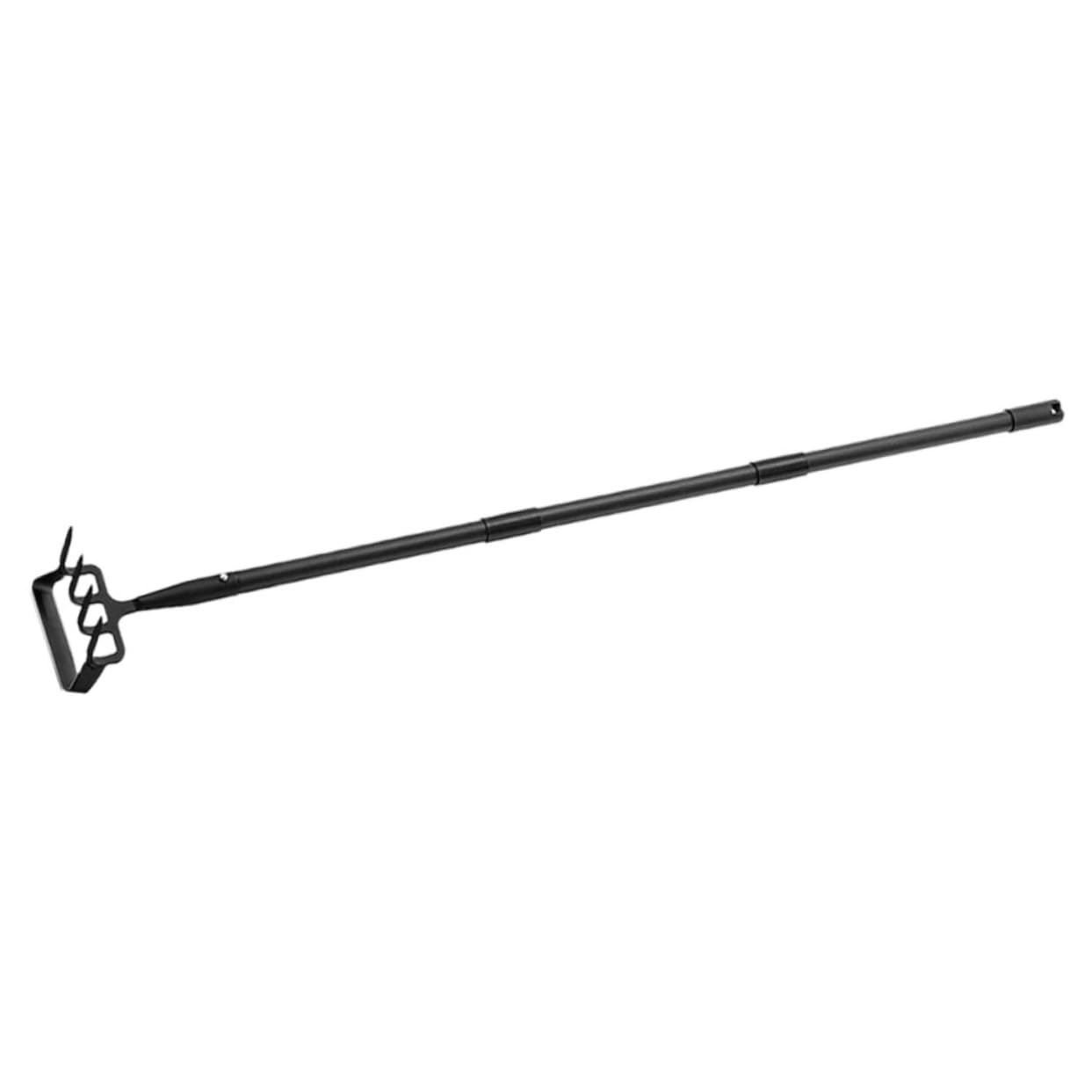 SHINEOFI Azada de Jardín y Rastrillo de Mano para Jardinería Doméstica, 3 Secciones 1.2 M, Acero Inoxidable, Mango Ergonómico, Herramienta Multifunción para Desherbar y Labrar en Patios y Jardines