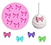 Yunko W0770 8 Mini Bows Silicone Mould Fondant Sugar Bow Craft Molds DIY Cake Decorating