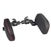 Soporte para El Cuello del Coche, Protector De Cuello para Coche Almohada Cojín para Dormir De Viaje para Niños Y Adultos, Almohadilla De Espuma De Memoria Funda De Cuero，Negro Rojo,1