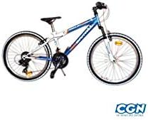 Motodak velo bambini 24 MTB C610 makk24 carratt Blu/Bianco TX35 6 x 3 Susp.  : Amazon.it: Sport e tempo libero