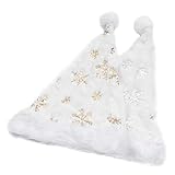 SHERCHPRY Gorro De Papá Noel Bordado Diseño Único Accesorio Fotográfico Para Navidad