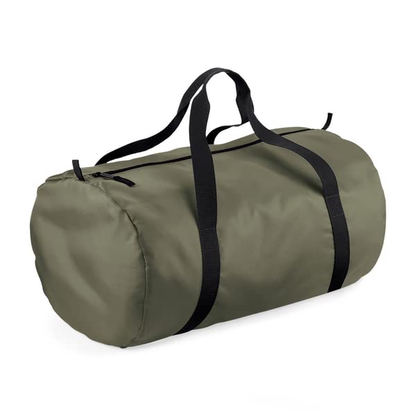 COOZO Packaway Barrel Bag - Olive Green/Black - One Size