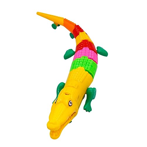 NUOLUX 電動発光音楽ワニモデル おもちゃ 向けシミュレートトイ 明るい色彩と多機能遊具 インテリアや に