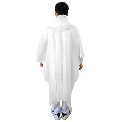 Poncho impermeable blanco para ciclismo 5 piezas miniatura 2