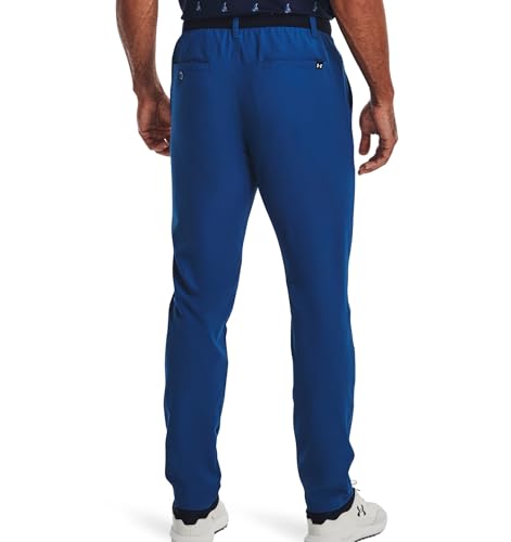 Under Armour Calça masculina Vanish Showdown afunilada, Azul Mirage/Cinza Halo, 32W x 34L
