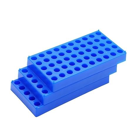 AANIJLAB HPLC Vial tray or rack for 2ml HPLC Sample vials 50 Holes with Diameter 12 mm, Stackable Vial Racks Pack of 1 - Image 2 thumbnail