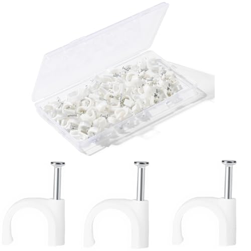 Cable Clips 120Pcs Wall Clips with Nails