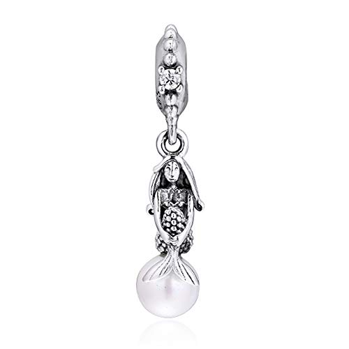 COOLTASTE 2019 Otoño luminoso Ariel colgante de cuentas de plata 925 DIY se adapta para pulseras Pandora originales joyería de moda encanto