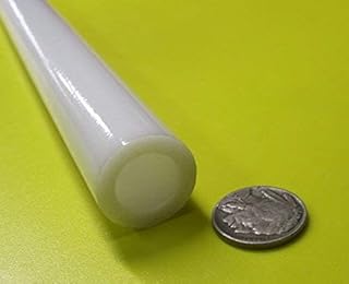 Delrin White Acetal POM Round Tube 0.875