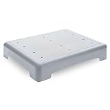 Anti-Rutsch Halbstufe, One Step Stool für Senioren, Tragbare Tritthocker Bis 200 Kg, Stapelbare Halbstufe Treppenhilfe für Senioren, Kinder, Dusche, Auto, Outdoor (Grau)