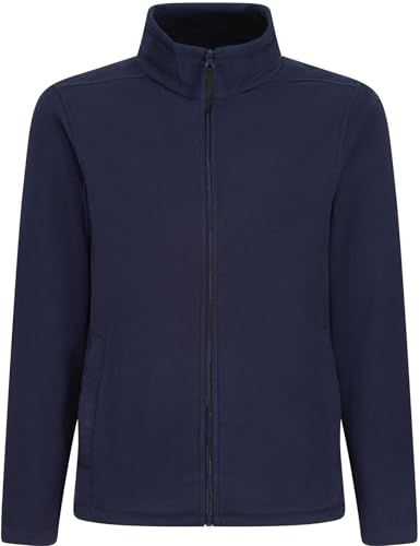 Regatta Professional Mens Micro Zip Full Zip Fleece Jacket (UK, Alpha, L, Regular, Regular, Dark Navy)