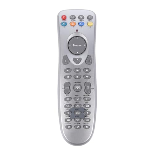 Télécommande Portable sans Fil avec Clavier et Souris pour PC Portable, Contrôle Multimédia, Reconnaissance de Mouvement à 360° pour Vista IE, Récepteur...