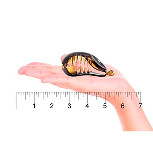 Camila Paris Cp2301 2.75 Inch Small Hair Clip For Women Tortoise Shell, Strong Hold Decorative, Durable Styling Girls Hair Accessories. Hair Ponytail For Women With Curly Thick Hair. Made In France #TOP3