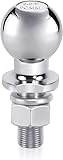 【Hohe Qualität】Die Anhängerkupplungskugel 50mm ist aus hochwertigem Edelstahl und Kohlenstoffstahl gefertigt, langlebig. Zuverlässig, sicher und langlebig. Kann für viele Jahre ohne Schaden und lange Lebensdauer verwendet werden.