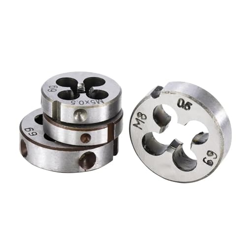 Troquel de rosca redondo métrico NURII M12x0.75 para herramientas de mecanizado 6