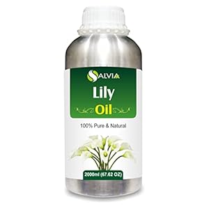 Salvia Lilly (Lilium Auratum) |100{b13794532221bd7716b1630afd9d7d94fcba1925a8b0df34bdffa89758f7d763} Pure & Natural Undiluted Essential Oil Organic Standard/Steam Distilled Oil for Massage,Bath Bomb, Scented Diffuser, Hot Oil Aromatherapy – 2000ml