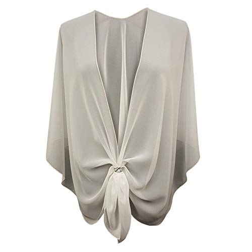 sheer chiffon cape