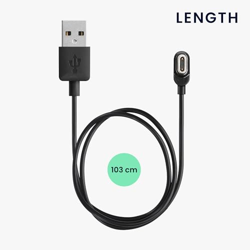 kwmobile Kabel USB do ładowania kompatybilny z imoo Watch Phone Z7 / Z8 / Z9 / Z10 kabel do ładowania smartwatcha - w kolorze czarnym