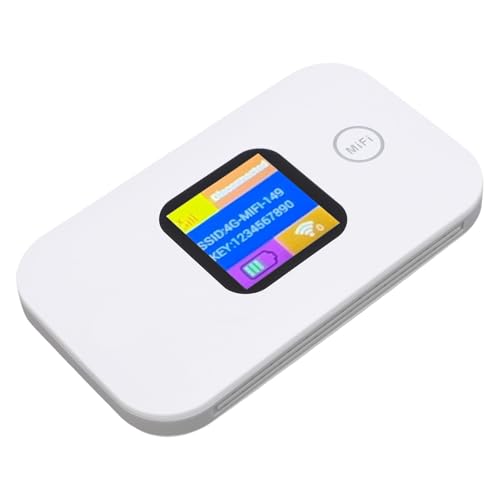 VBESTLIFE Tragbares Mobiles WLAN 4G 5G Hochgeschwindigkeit 300 Mbit/S LTE Internet Hotspot -Gerät Unterstützung Bis zu 10 Benutzer SIM -Karte für Trave Camping