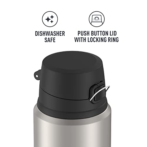 Thermos Stainless King Vacuum-Insulated Drink Bottle, 24 Ounce, Matte Steel #TOP2