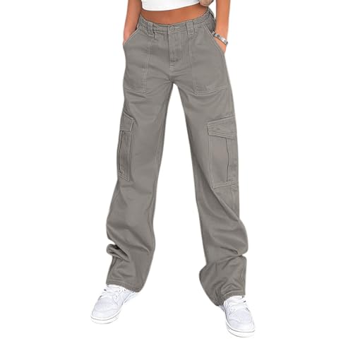 Lepunuo Cargo Pants for Women High Waisted Casual Pants Cargo