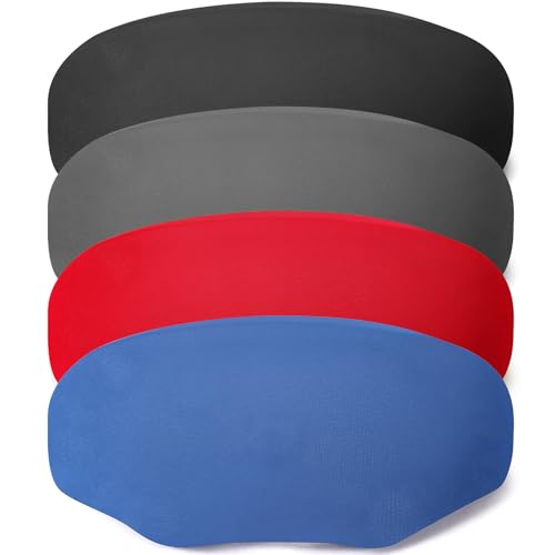 Kanayu 4 Pcs Ski Goggle Covers, Snowboard Lens Protective Cover, Solid