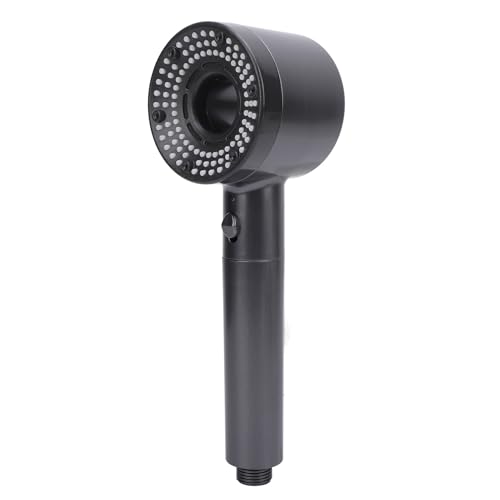 Regadera ajustable de mano 5 niveles presión gris