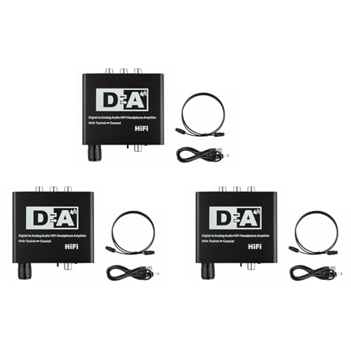 Convertidor Toslink coaxial a analógico 3.5mm para corregir retraso de audio en altavoces