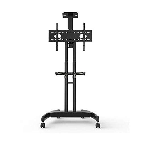 TV Fernseher Ständer Höhenverstellbar LCD-Standfuß für TV-Ständer, Mobiler Einkaufswagen für Videokonferenzen, Geeignet für 32-70 Zoll