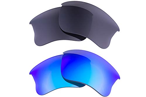 Image of Polarized Replacement Lenses Compatible with Oakley Flak Jacket XLJ Sunglasses - Crafted in USA -