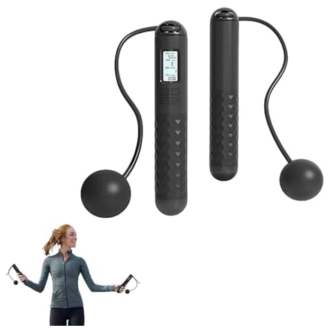 Cordless Jump Rope with Counter and Display Cover