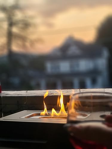 KORNIFUL Tabletop Fire Pit, Outdoor Indoor Portable Table Top Firepit Small Table Fireplace Decor for Home Patio Balcony Backyard Dinner Party, Wedding House Warming - Thumbnail 6