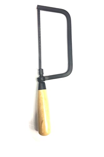 Image of KROST HACK6 Heavy Duty 6 Inch Hacksaw Frame with Detacheable Wooden Handle and 10 Pieces of Blades