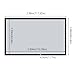 130 Inch Aluminum Fixed Frame 16:9 Projector Screen Hd Wide Projection Area Non-Distortion Flexible Display Simple Installation White Home Theater Tv Movies Rooms Living Bedrooms Activity Game
