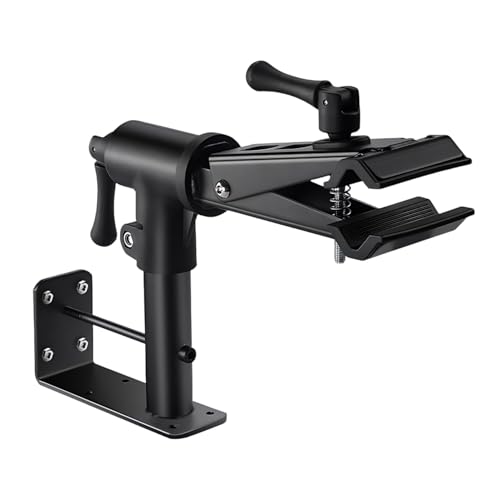 Supporto per Bicicletta 2 in 1 - Cavalletto da Officina e a Parete Regolabile in Acciaio al Carbonio, Leggero e Stabile per Bici da Corsa e Mountain Bike, Portata 40kg