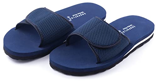Image of SHOPOFLUX Ortho First Slippers for Men | Adjustable Strape Orthopaedic Doctor Chappal Flip-Flop Footwear and House Slippers for Gent's and Boy's