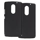 UOGNADGD 2-Pack TPU-Hülle Kompatibel mit Lenovo Vibe X3 Handyhülle - Stoßfeste Flexible Schutzzubehör mit Präzisionsausschnitten (Schwarz+Schwarz)