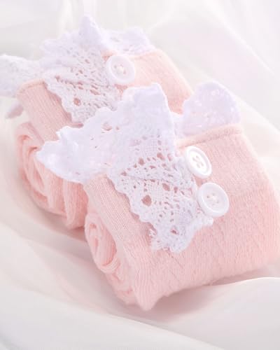 Image of Syhood Long Button Boot Socks with Lace